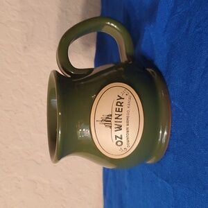 Oz Winery clay pottery coffee mug tea cup Wamego, KS